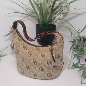 Dooney & Bourke Small Logo Purse w/ Leather Trim